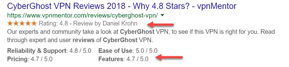 נתונים מובנים לביטוי cyberghost vpn